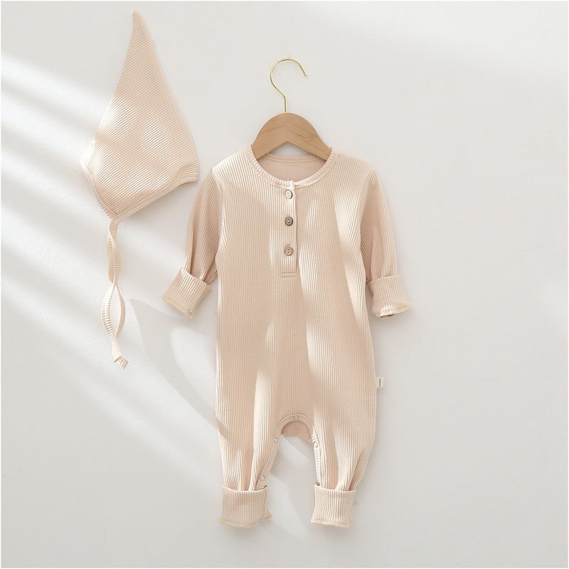 Cozy Pure Color Baby Onesie
