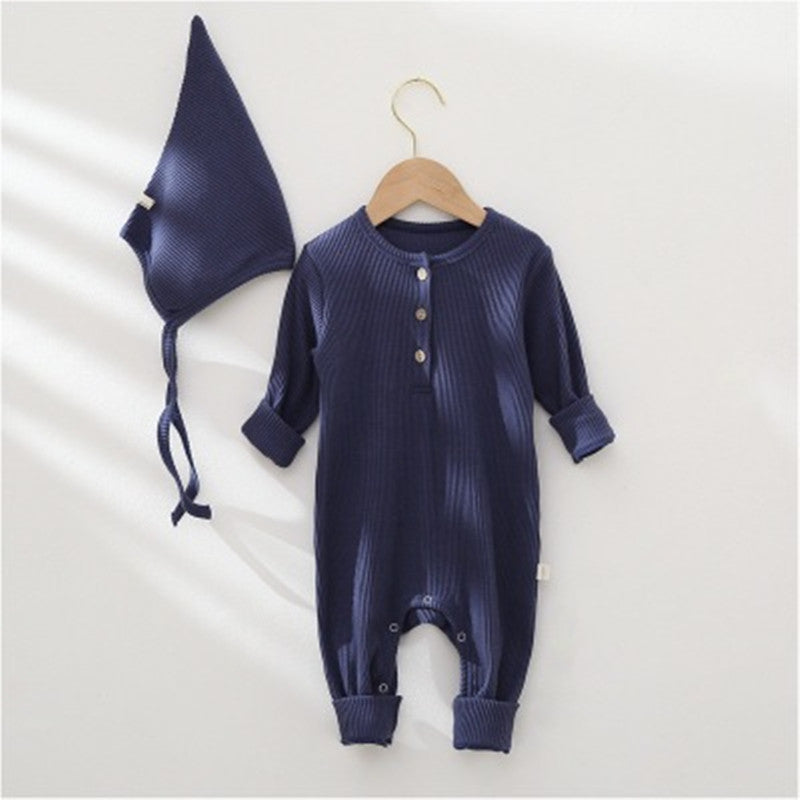 Cozy Pure Color Baby Onesie