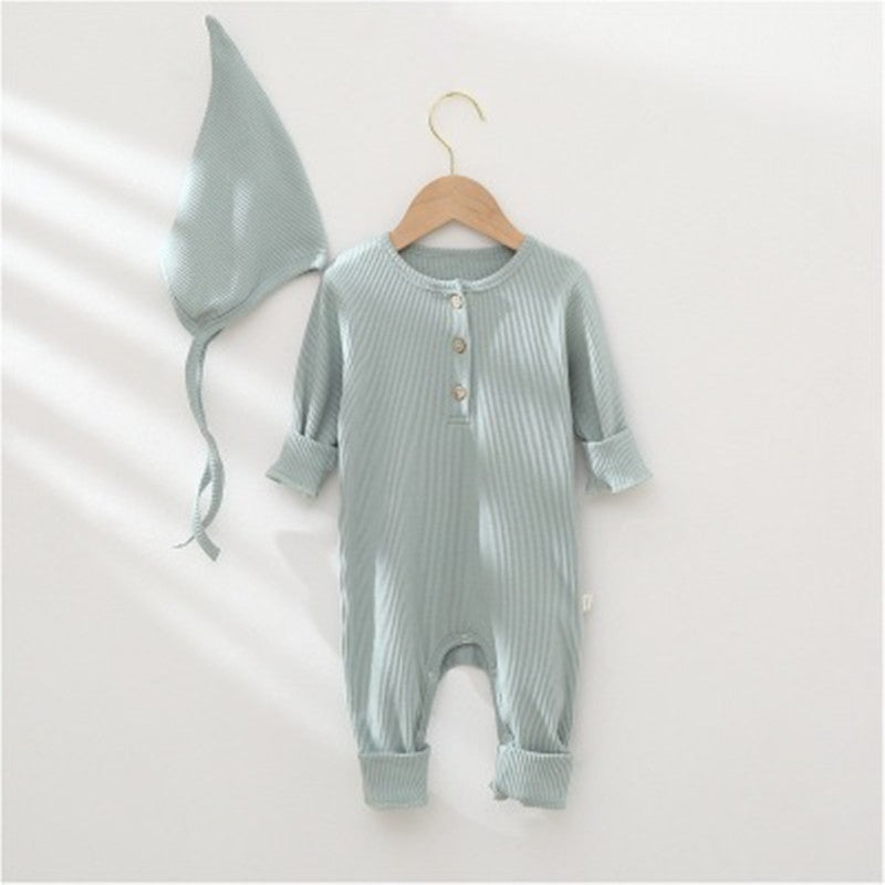 Cozy Pure Color Baby Onesie